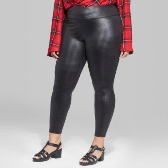 Rachel Zoe Faux Leather Tummy Control 